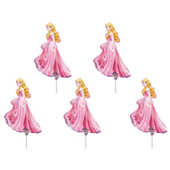 5 Palloncino foil Mini Shape sagoma Principessa Aurora Disney