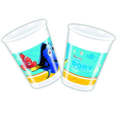 Bicchieri di Plastica coordinato tavola decorazioni per Festa a tema Alla ricerca di Dory