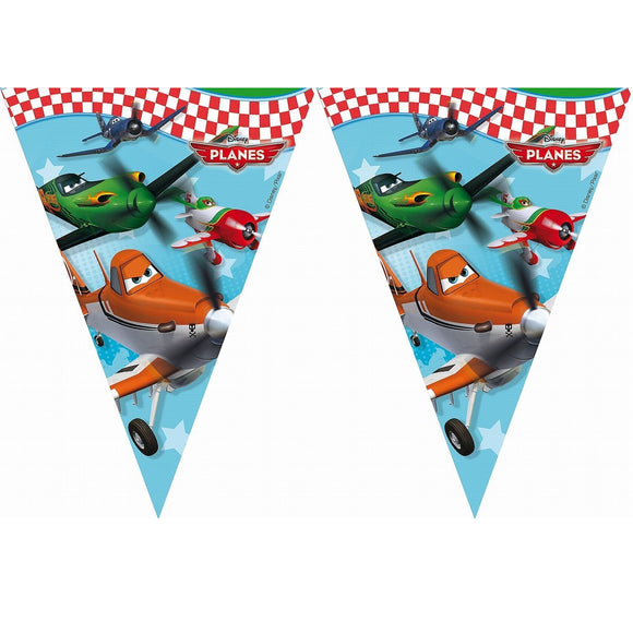 Festone bandiere in plastica decorazioni Festa a tema Planes