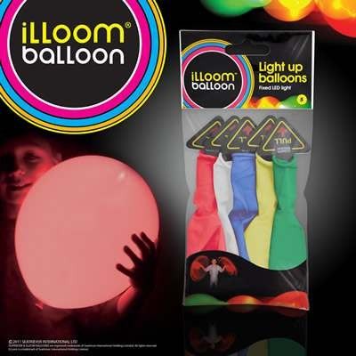 Gli originali palloncini luminosi a led in confezione da 5 pezzi colori assortiti