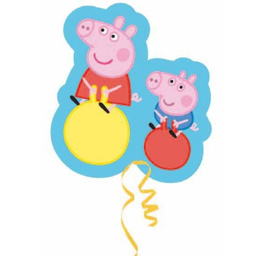 2 palloncini PEPPA PIG, decorazioni compleanno PEPPA PIG, palloncino PEPPA  PIG