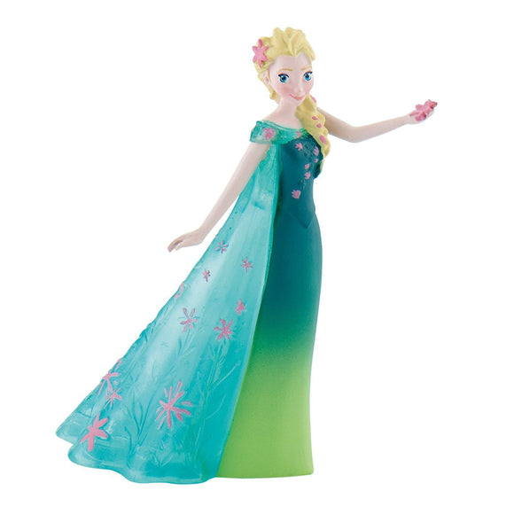 Riproduzione in miniatura del personaggio Walt Disney Frozen Principessa Elsa Statuina da collezionare, in PVC dipinto a mano con pitture naturali