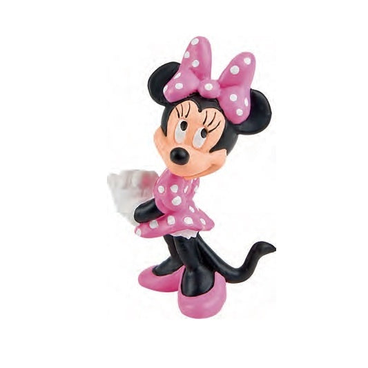 Riproduzione in miniatura del personaggio Minnie Statuina da collezionare, in PVC dipinto a mano con pitture naturali 
