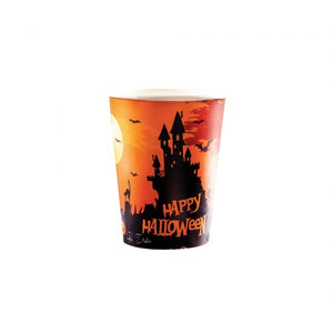 Bicchieri in cartoncino addobbi festa Halloween ml 250 conf 10 pz