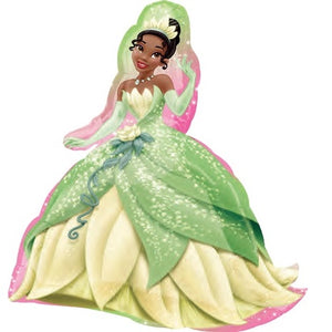 Palloncino foil supershape sagoma addobbi festa Principessa Tiana Disney