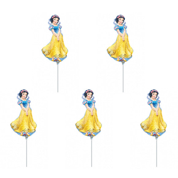 5 Palloncino foil Mini Shape sagoma Principessa Biancaneve Snow White Disney