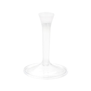 Flutes crystal  trasparente cc 100 con base Trasparente