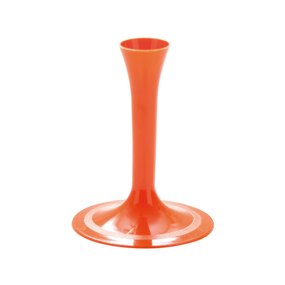 Flutes crystal trasparente cc 100 con base colore Arancione