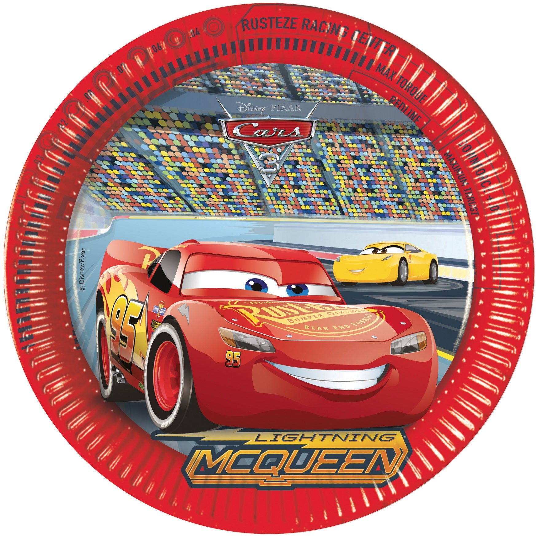 Tovaglioli Cars 3 - 20 Pezzi, Carta 33x33cm, Multicolore, Per Feste Bambini