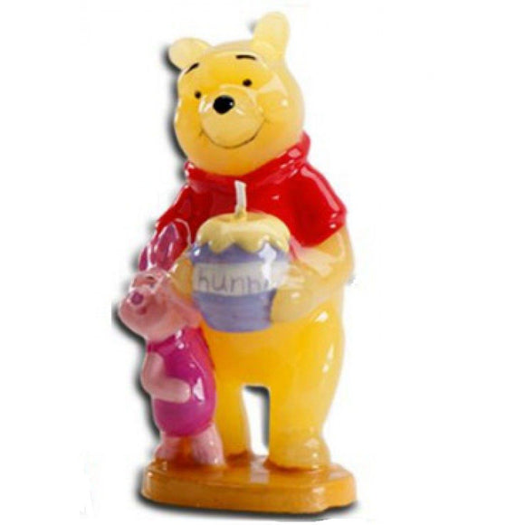 Candela decorativa per festa a tema Winnie The Pooh e Pimpi