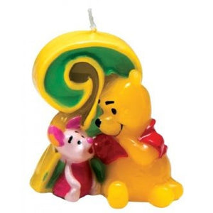 Candela per festa di compleanno numero 2 Winnie The pooh