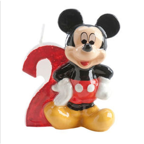Candela decorativa Mickey Topolino Numero 2
