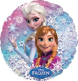 Palloncino foil addobbi festa decorazioni Frozen Anna Elsa 