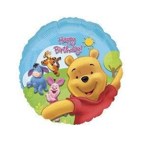 Palloncino tondo foil decorazioni festa Winnie The Pooh