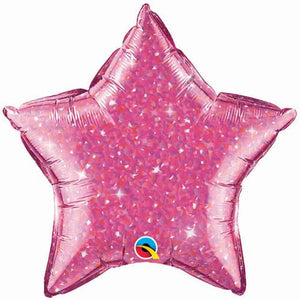 Palloncino foil stella cristalgraphid colore Magenta