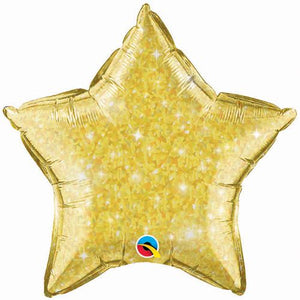 Palloncino foil stella cristalgraphid colore oro