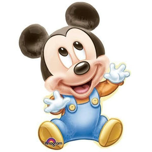 Palloncino supershape sagoma in mylay / foil addobbi decorazioni per festa Topolino Mickey Baby