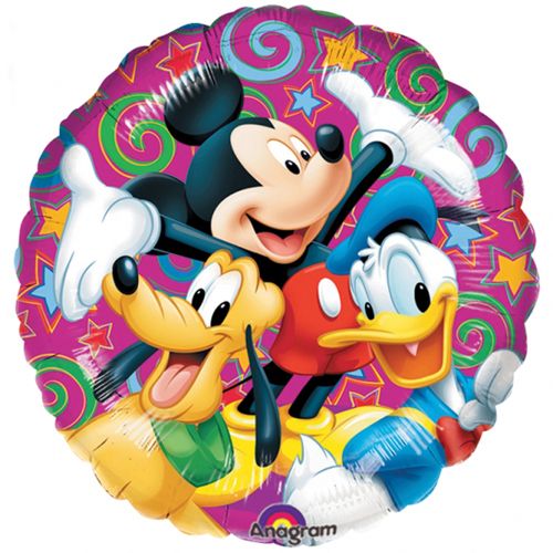 Palloncino in mylar / foil tondo per festa a tema Disney Celebration