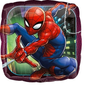 Palloncino in alluminio per festa a tema Spiderman Uomo Ragno