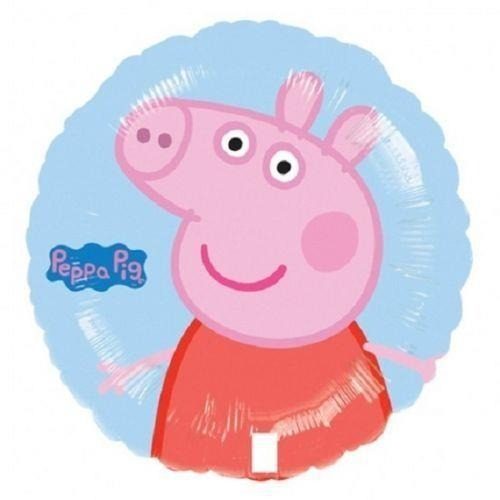 Palloncino foil tondo decorazioni festa tema Peppa Pig