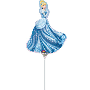 Palloncino foil Mini Shape sagoma Principessa Cenerentola Disney