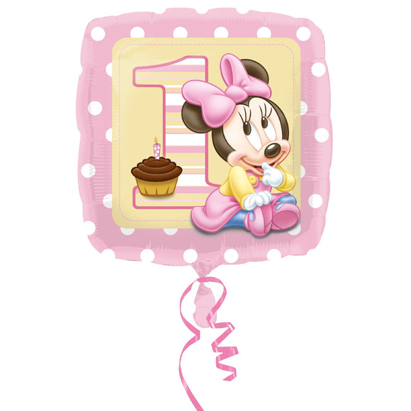 Palloncino 1 Primo compleanno a tema Minnie – partyeballoon