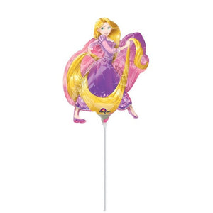 Palloncino foil mini shape sagoma Principessa Rapunzel Disney