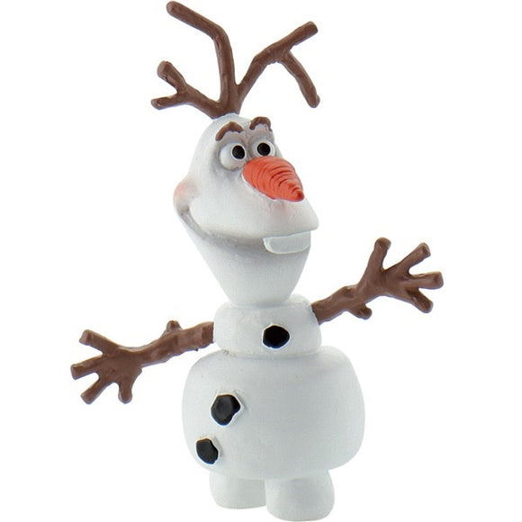 Riproduzione in miniatura del personaggio Walt Disney Frozen Olaf il pupazzo di neve Statuina da collezionare, in PVC dipinto a mano con pitture naturali