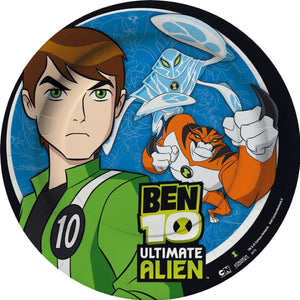 Piatti addobbi festa Ben Ten 10 Ultimate Alien cm 23 conf 8 pz