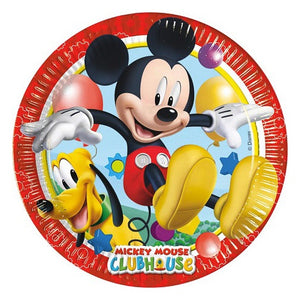 Piattini in cartoncino coordinato tavola per festa Playful Mickey Topolino Disney