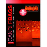 Candle Bags sacchetti porta candela rossi versione media con Cuori
