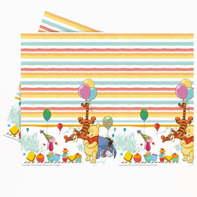 Tovaglia Di Plastica Winnie The Pooh 120x180 Cm - USA E GETTA Per Feste A Tema | Colorata E Pratica - Foto 9