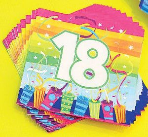 Tovaglioli di carta per festa di compleanno 18 anni