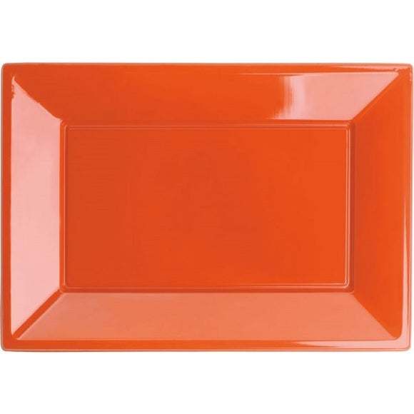 Vassoi di Plastica linea Modus Vivendi Colore Arancione – partyeballoon